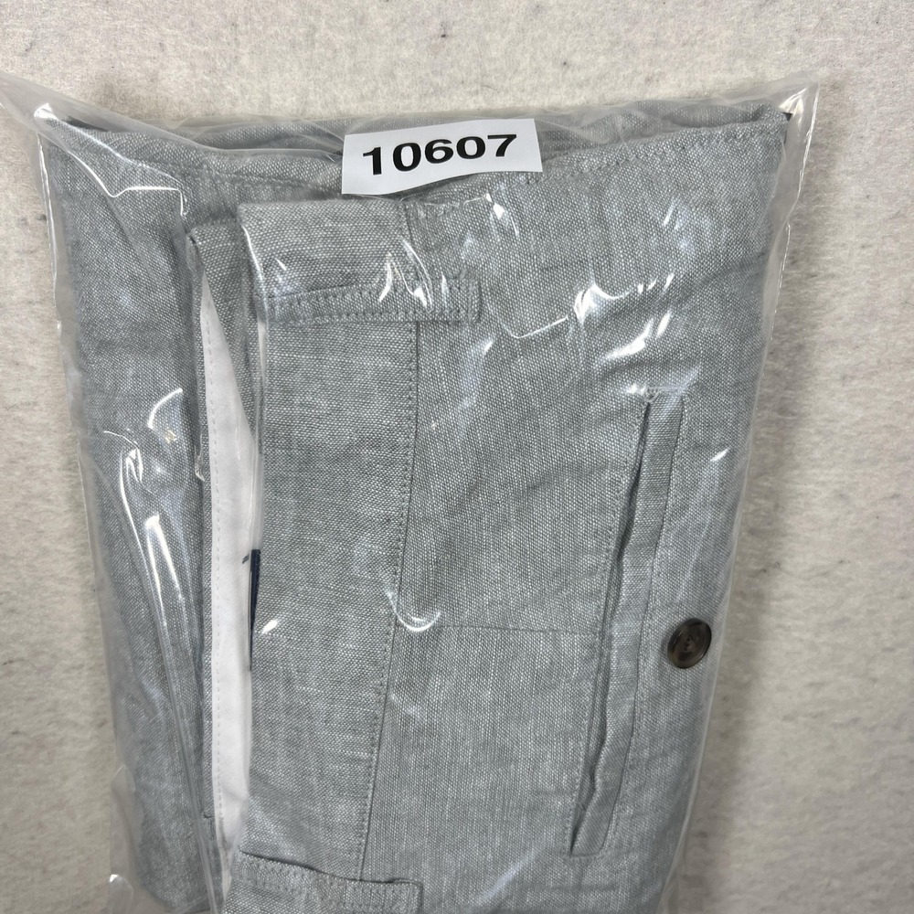 J.Crew Linen Blend Chino Pants‎ Mens 36x31 Gray Straight Leg Casual Lightweight - Picture 11 of 11